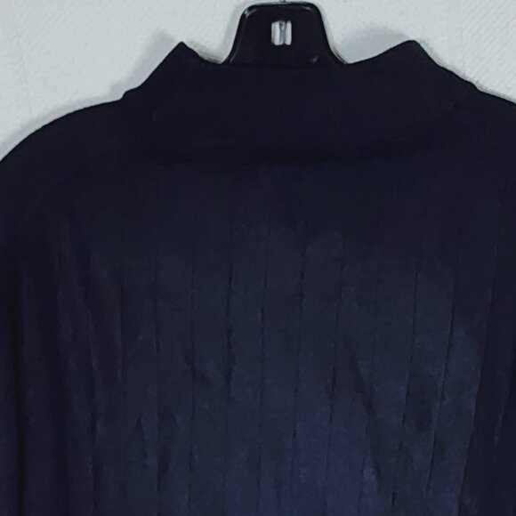 Dockers Black Acrylic Long Sleeve Mock Neck Basic Soft Pullover Sweater Size XL - Picture 8 of 16